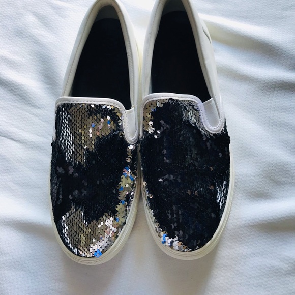 Tory Burch Sequin Slip-On Sneakers - Picture 10 of 16
